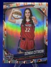 2025 Panini Prizm WNBA #148 Sonia Citron Logo Refractor SP Rookie RC Mystics
