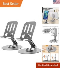 2PCS Cell Phone  Tablet Stand, Multi-Angle Adjustable 360  Rotation Non-Slip...