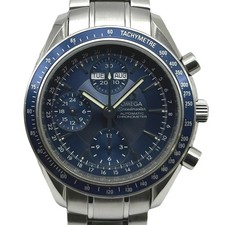 OMEGA Speedmaster Day Date 3222.80 Blue Stainless Steel Automatic #499