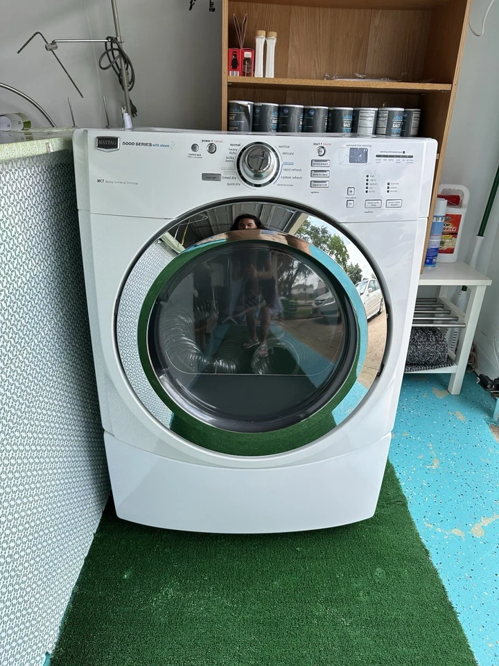 Maytag 5000 MEDE500VW Performance Series Electric Dryer W/ Steam Enhanced Cycle - Image 2 of 4
