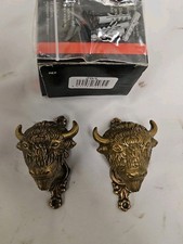 Buffalo Hardware Brass Hangers Set of Two Mad...