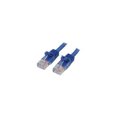 StarTech RJ45PATCH50 50ft Cat5e Blue Snagless RJ45 UTP Patch Cable