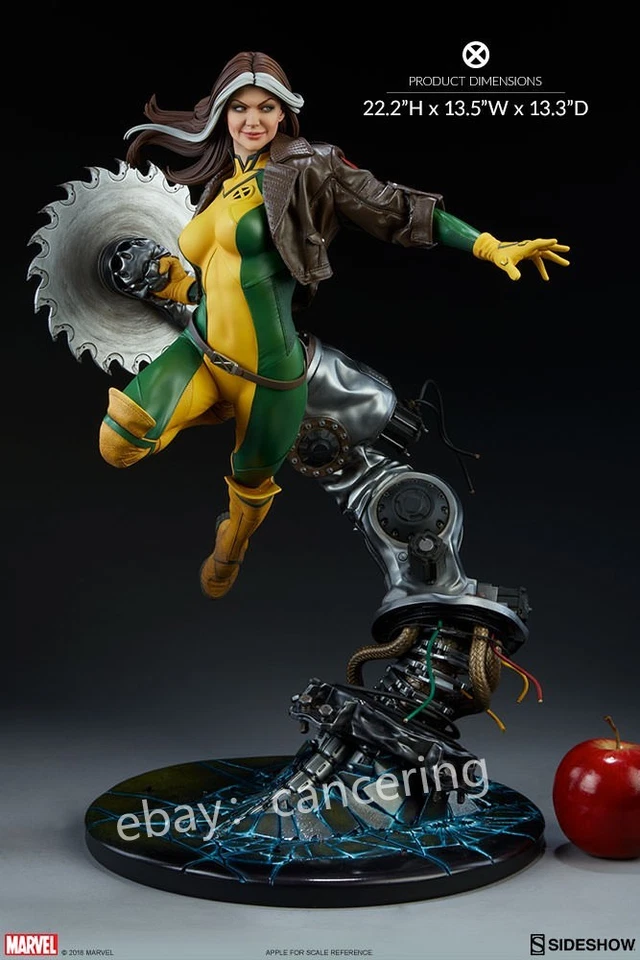 Figura modelo estatua modelo Rogue Maquette X-Men 22,2 pulgadas Sideshow Collectibles 300687 Foto 3 de 4