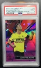 Gio Giovanni Reyna 2021-22 Topps Finest Purple Pink Vapor /125 Dortmund PSA 9