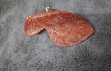 SPECIAL EDITION Wine colour Violin Chinrest Full Carved -4/4 size Padouk Wood