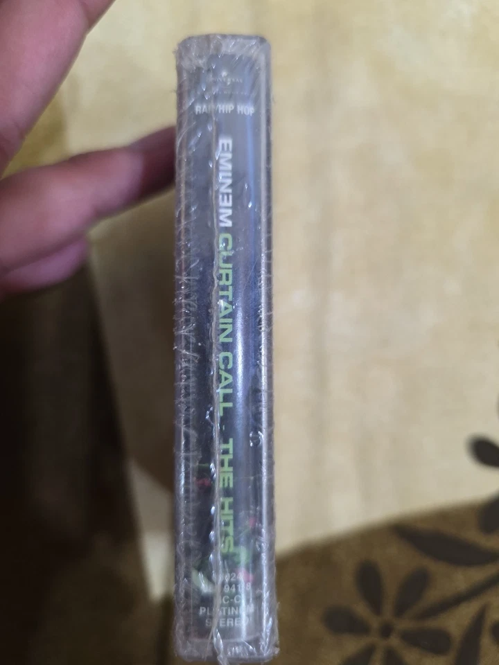 Eminem - Curtain Call The Hits INDIA MADE SEALED CASSETTE Nokia Sticker - Image 3 of 4