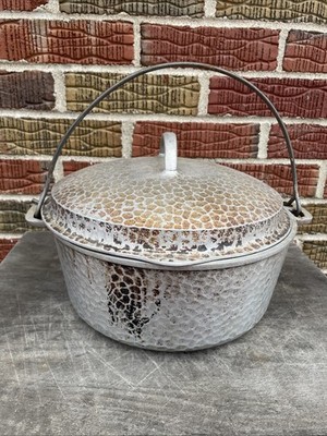 アルミニウム鍋 WagnerWare社 1930-40年代 アメリカヴィンテージ Vintage Wagner Ware Sidney O Hammered Cast Aluminum Roaster Dutch