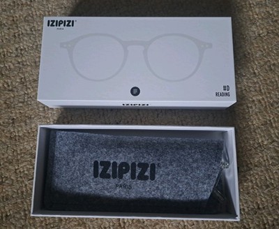 Izipizi Lesebrille mit Kristallgestell #D +1 Stärke & Etui NEU UND OVP 