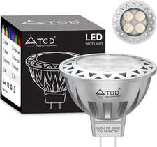 1-pack 5w Mr16 Led Blacklight Bulb 12v Gu5.3 Base Non-dimmable For Neon Parties 1-pack 5w Mr16 Led Blacklight Bulb 12v Gu5.3 Base Non-dimmable For Neon Parties