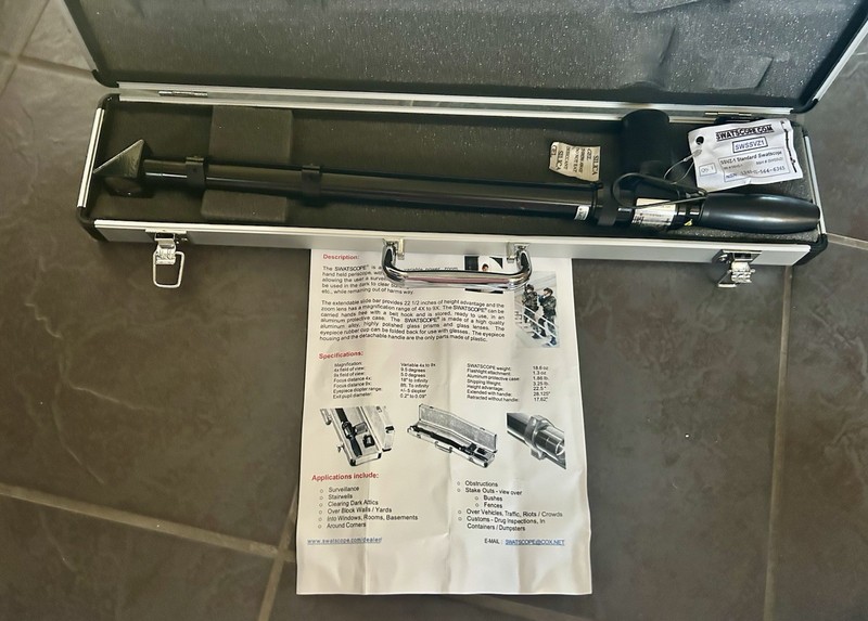 SWATSCOPE SSVZ-1 Standard Swatscope 4x40 Rifle Scope w/ Case
