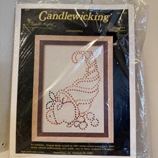 NIP Candlewicking By Needle Magic Cornucopia 322 Hand Embroidery Kit Fruit