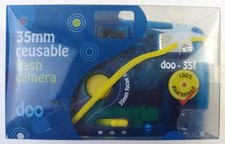 doo-35f 35mm Reusable Flash Camera. Unused, but Untested With Instructions. LNew