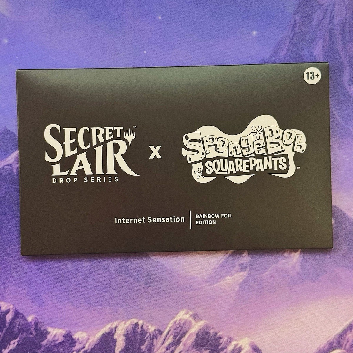 RAINBOW FOIL Internet Sensation MTG Secret Lair Drop SLD SpongeBob