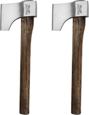 Professional Throwing Axe 2 Pack 1065 Steel Blade 16.4 Inches Beech Handle