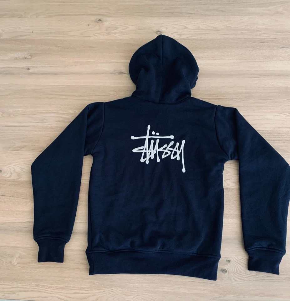 🔥 Sweat à capuche Stüssy noir taille S - Photo 2/4