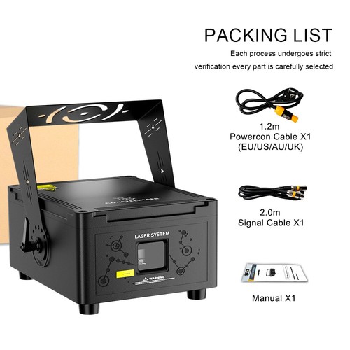 Update Version IP65 Outdoor Waterproof 12W RGB Animation Laser Lighting Wedding - Picture 5 of 24