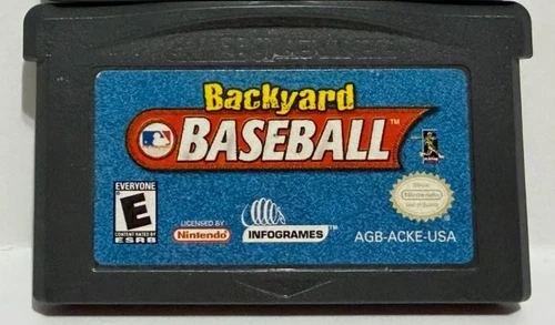 Backyard Baseball Game Boy Advance 2002 GBA Cart Only Authentic Tested Saves