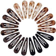 Small Hair Barrettes for Women No Slip Metal Snap Clips for Thin and Fine Hair,M
