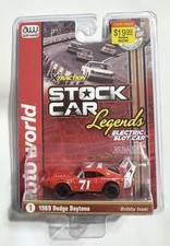 Auto World Legends Xtraction 1969 Dodge Daytona Bobby Isaac 71 HO Slot Car MOC