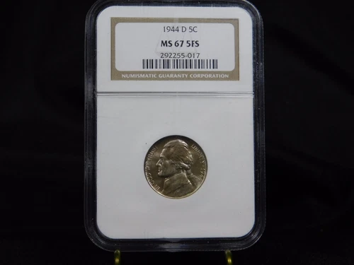 1944-D Jefferson Nickel - NGC MS67 5FS