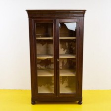armadio libreria dell 800 con vetro molato