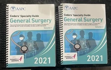 AAPC Coders Specialty Guide General Surgery 2021 Volume 1 and 2