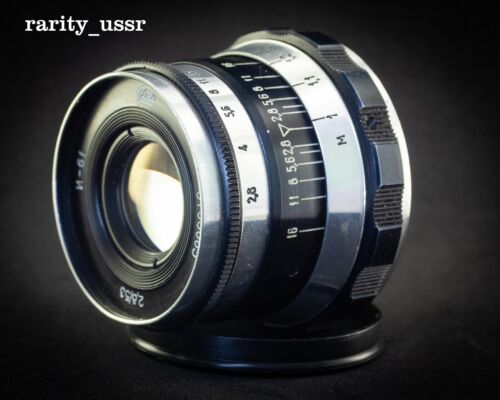 INDUSTAR-61 Soviet lens f 2.8/53 mm copy Leica M39/l39 Zorki FED RF - Picture 2 of 8