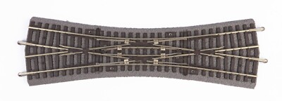 Piko 55424 A-Track Double Crossover with Bedding DKW NEW 1:87