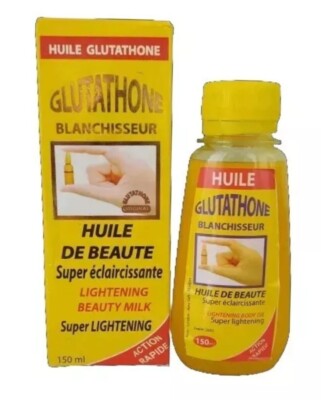 huile glutathione (GLUTATHIONE BLANCHISSEUR SUPER oil /HUILE (150ML) nitric oxide Color:Hyaluronic Acid The signs and solutions