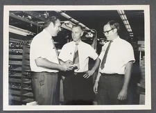1960s General Electric GE Employees Businessmen Men Vintage Photo Industry