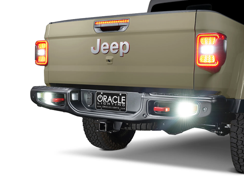 ORACLE Lighting Rear Bumper LED Reverse Lights For 2020-2023 Jeep Gladiator JT - Picture 13 of 21