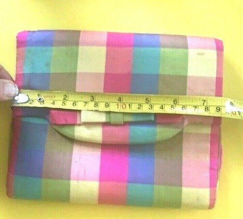 FABULOUS THINGS handwoven silk PURSE. Vintage. Removable strap - Picture 10 of 12