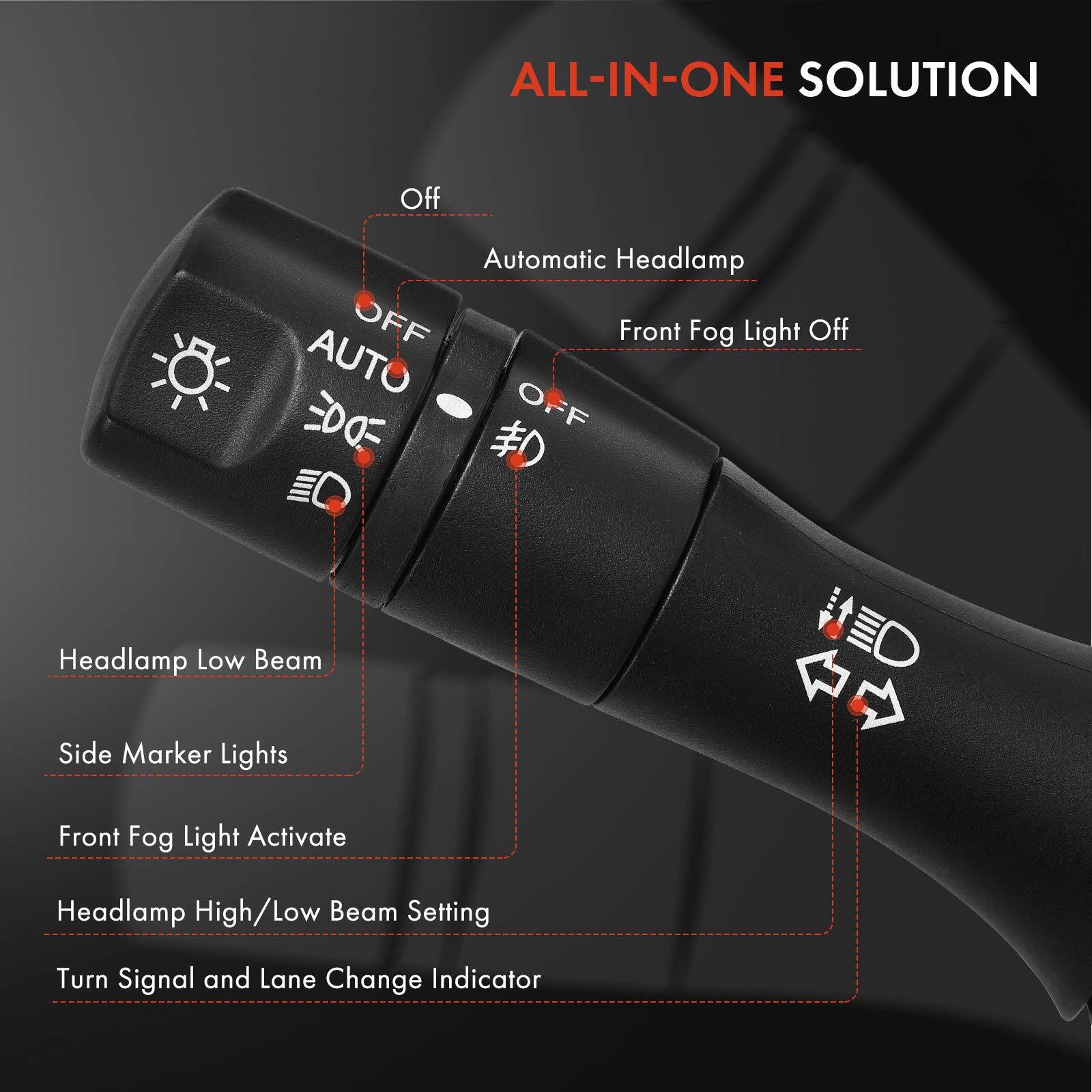 Turn Signal Dimmer Switch for Nissan Altima 20072013 Maxima 20092014