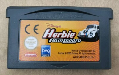 HERBIE - FULLY LOADED Deutsch Nintendo Game Boy Advance Spiel, GBA SP