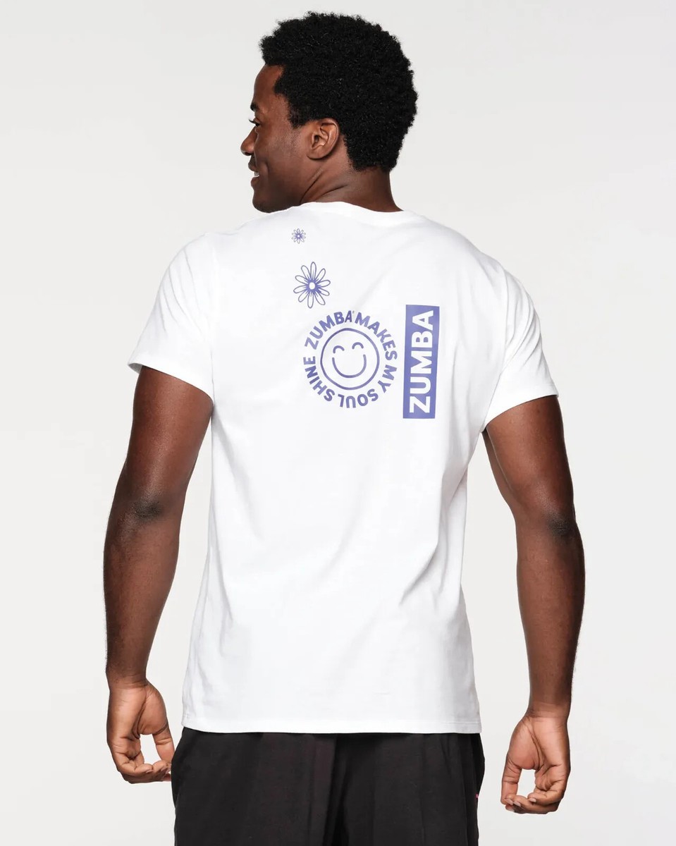 新作♪ユニセックス Zumba You In Bloom Unisex Tee Zumba You In Bloom Unisex Tee - White ~ XS/S, M/L, XL/XXL