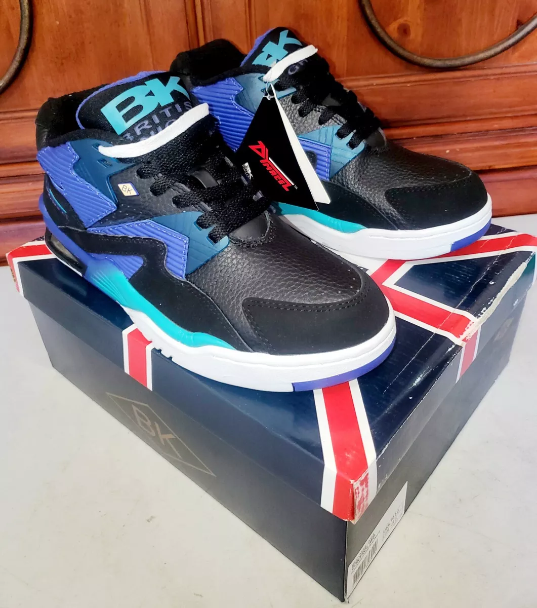 British Knights Dymacel Mid Tops Size 10.5 Shoes NWT Rare Saphire