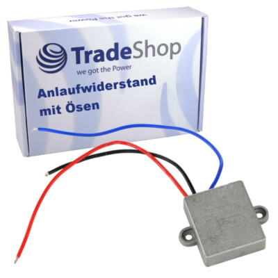 Vollmetall Sanftanlauf Anlaufwiderstand 12A mit Ösen Softstart Soft Start