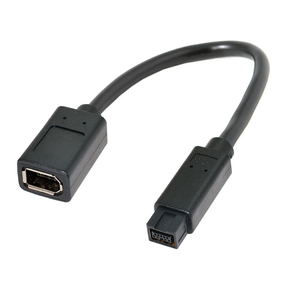 IEEE 1394 6Pin Female to 1394b 9Pin Male Firewire 400 to 800 Wire 20cm 1394b - Image 4 of 4