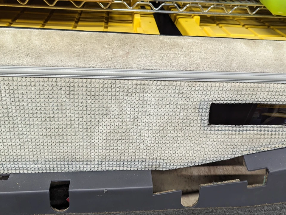 Dodge Daytona Turbo Z Chrysler Laser Gray Cloth Door Panels - Image 3 of 4