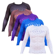 Spectral Long Sleeve Rank BJJ Rashguard Nogi Industries (5 colors & 6 sizes)