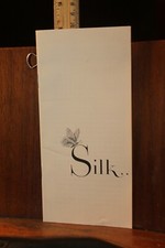 Vintage 1960's International Silk Association Brochure Fifth Avenue NY