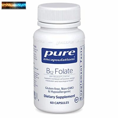 Pure Encapsulations B12 Folsäure Energie Ergänzung Zu Stütze Emotional Wellness