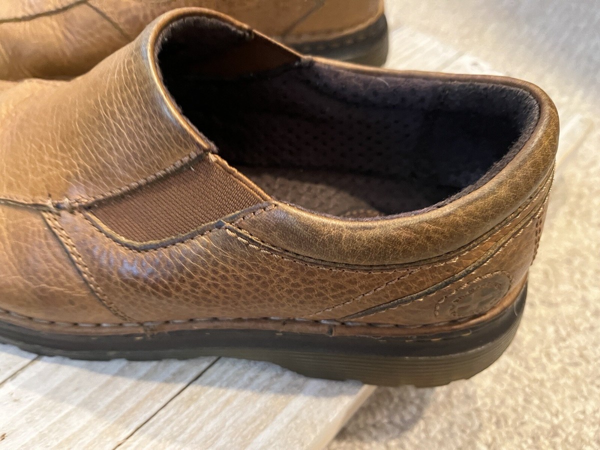 Doc Dr Martens Tevin Brown Leather Loafers Mens Size 9 M Slip On