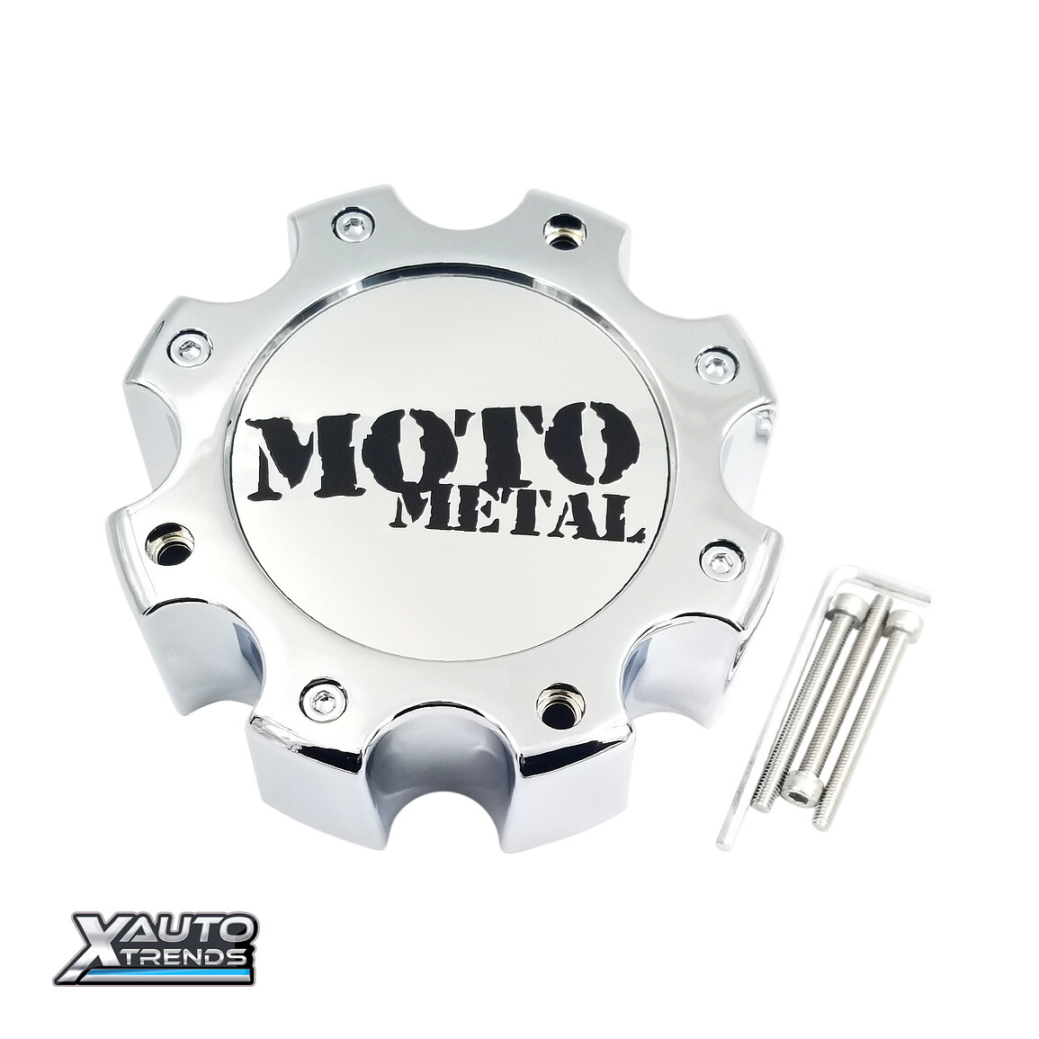 Moto Metal Wheel Center Cap Chrome TALL 8 Lug 845L172R | eBay