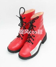 Final Fantasy Tifa Lockhart red Cosplay Boots shoes shoe Boot