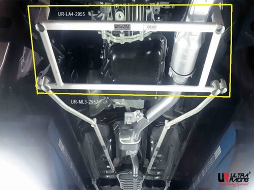 Ultra Racing Front Lower Bar for SUBARU IMPREZA WRX GJ V.11 2.0T '11 (LA4-2955) - Picture 1 of 5