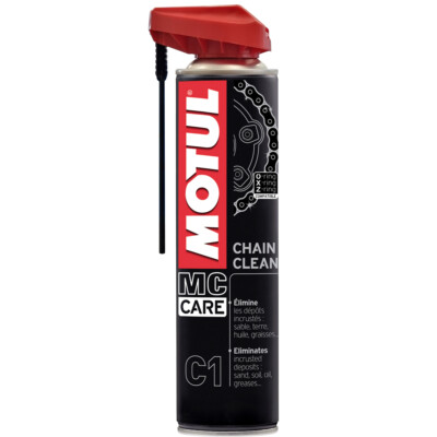 MOTUL MC CARE C1 CHAIN CLEAN Pulitore Spray Sgrassante Moto 400ml