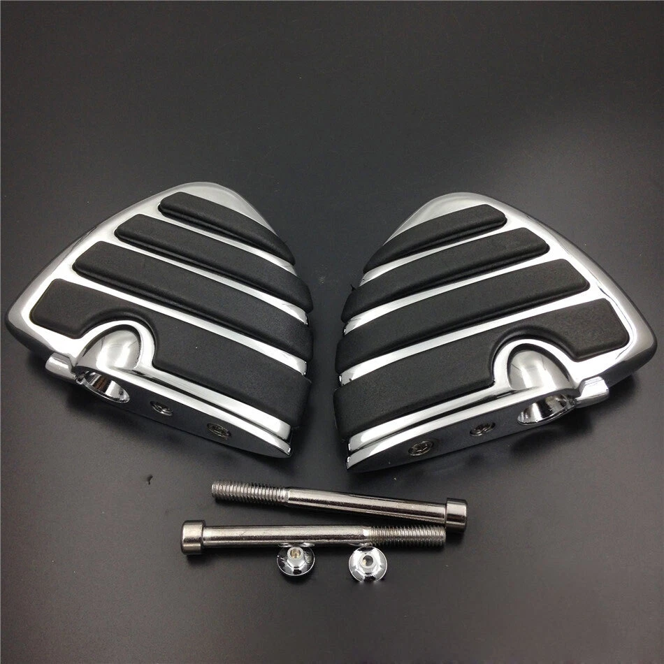 Front Wing Foot Peg Rubber For 2002-2009 2005 06 Yamaha Road Star XV1700 Warrior — 第 4/4 张图片