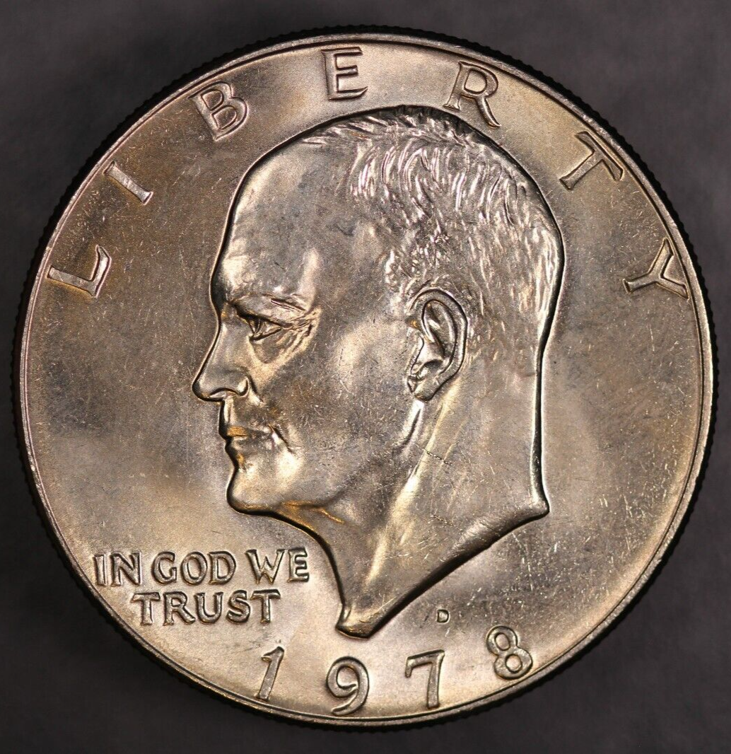 1978 D PROOF EISENHOWER DOLLAR- MINT STATE -FRESH FROM A