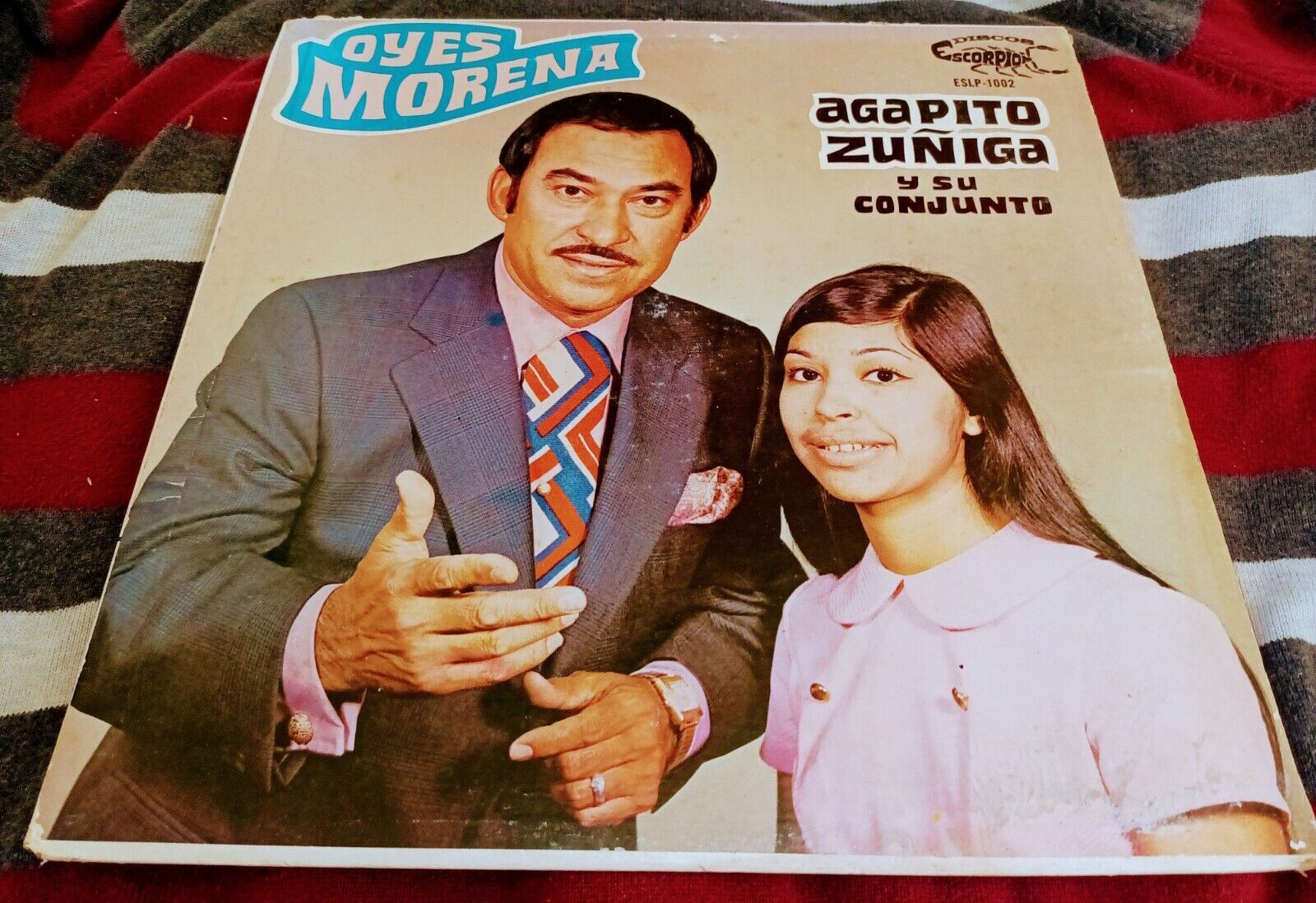 AGAPITO ZUÑIGA Y SU CONJUNTO "OYES MORENA" TEXMEX TEJANO NORTEÑO RARE LP VG+